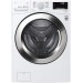 LG WM3700HWA 4.5 cu.ft. Ultra Large Capacity White Front Load Washer and DLEX3370W 7.4 cu. ft. Electric Dryer